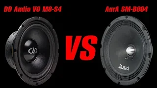 DD Audio VO M8-S4 vs AurA SM-B804