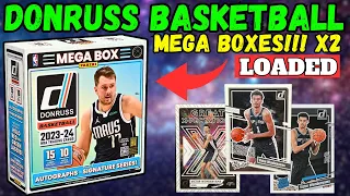 LOADED MEGA BOXES! 2023-24 DONRUSS BASKETBALL MEGA BOX REVIEW (WALMART EXCLUSIVE)