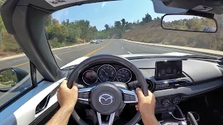 2021 Mazda MX-5 Miata Club Manual POV Test Drive (3D Audio)(ASMR)