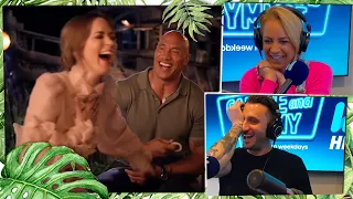 Dwayne 'The Rock' Johnson Makes Emily Blunt Walk Off Set | Carrie & Tommy