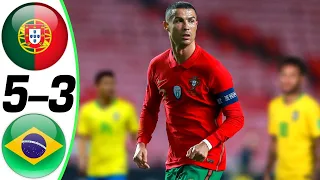 Portugal vs Brazil 5-3 - All Goals & Extended Highlights RÉSUMÉN & GOLES ( Last Matches ) HD