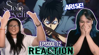 ARISE 💯🔥 THE SHADOW MONARCH HAS BEEN CROWNED | Solo Leveling Episode 12 Reaction SEASON FINALE!