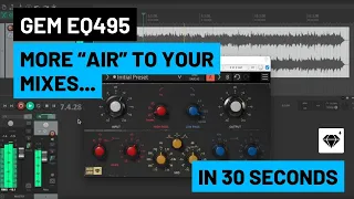 Your mixes won't sound the same with the EQ495