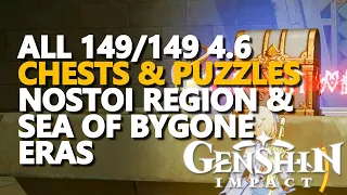 All 4.6 Chests Nostoi Region & Sea of Bygone Eras Genshin Impact 100% Exploration