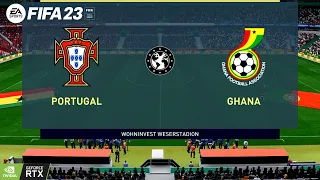 Portugal vs. Ghana | FIFA World Cup Qatar 2022™ | FIFA 23 #ronaldo #partey