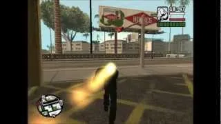 GTA SA ghost rider mod