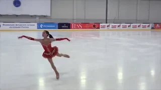 Alina Zagitova 3 stage Cup of Russia 2016 FS 1 138.53