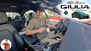 What It's Like to Live with a 2024 Alfa Romeo Giulia Quadrifoglio (POV)