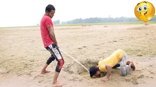 Must watch funny 😂😂 comedy video 2020 try to not lough By || Bindas fun bd ||