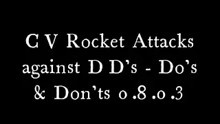 CV Rocket Attacks against DD's - Do's & Don'ts 0.8.0.3