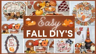 NEW *Jaw dropping* GORGEOUS,  EASY fall DIY'S on a budget!!