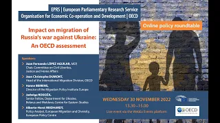 EPRS policy roundtable: Impact on migration of Russia’s war against Ukraine: An OECD assessment