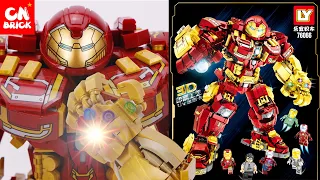 LEGO IRON MAN HULKBUSTER WEAR INFINITY GAUNLET 2008 PCS. SPEED BUILD LY76066 Unofficial lego