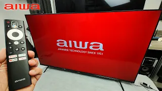 Unboxing (desembalando) Aiwa Android TV AWS-TV-55-BL-01-A