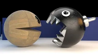 Granite Pacman Vs Chain Chomp - The Epic Battle