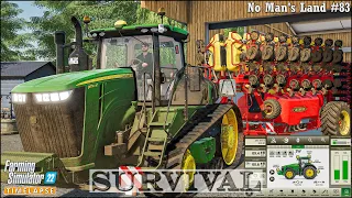 #Survival in No Man's Land Ep.83🔹Preping a Field For Planting & Planting Cotton. Selling Fish🔹#FS22