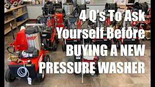 4 Q's To Ask Yourself Before BUYING A NEW PRESSURE WASHER