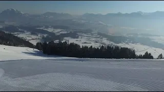 Bolsterlang Ski - Schöne Abfahrt im Allgäuer  Bolsterlang Talabfahrt