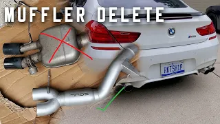 Cutting off my M6 Exhaust!!! | Soul Performance Exhaust