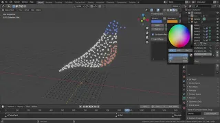 Skybrush Studio for Blender Tutorial 5 - Light show with color keyframes