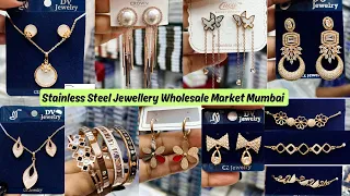 Anti Tarnish Stainless Steel Jewellery Wholesale Market Mumbai | Korean Western Jewellery Wholesale