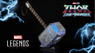 Thor Love and Thunder MJOLNIR UNBOXING - Mighty Thor Marvel Legends MCU Prop Replica