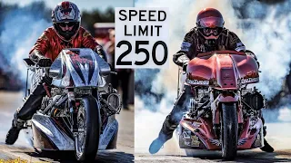 Import vs  Harley! BEST of 260 MPH+ Top Fuel Nitro Motorcycles!