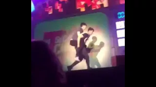 Phil riding Dan's back