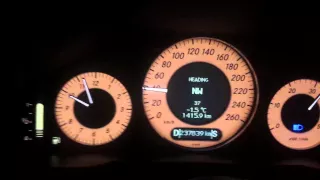 Mercedes w211 320cdi acceleration 0-100km/h