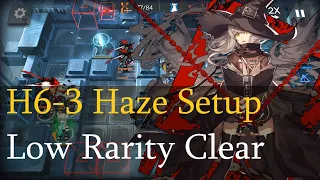 Arknights - H6-3 Low Rarity Clear - Haze DPS
