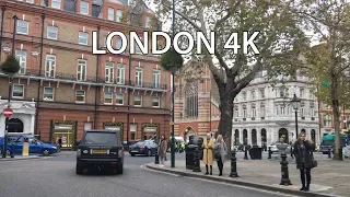London 4K - British Celebrity - Driving Downtown - Chelsea London England