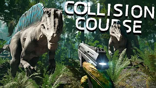 Collision Course - DINOS ARE HUNTING EACH OTHER!! (Prehistoric Survival)