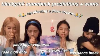 blackpink comeback predictions and wants + let's talk about blackpink’s future- concept teaser video