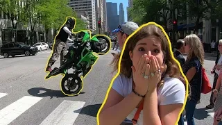 Introducing Stunt Riding to Strangers!