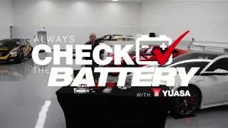 Yuasa's Always Check The Battery Guide for workshops