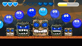 RED BALL 4: DUO BLUE 'FOOTBALL BIRBERRY TOMATO BALL' vs DUO BLUE EYES 'FACTORY CAVE BOSS' VOLUME 3,5