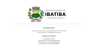 6ª Sessão Ordinária de 2024 | Câmara Municipal de Ibatiba