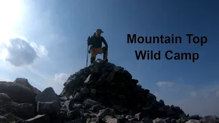 Mountain Top Wild Camping - A camp on the Top of a Mountain