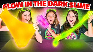 How to Make Glowing FLUFFY Neon Slime! #slime