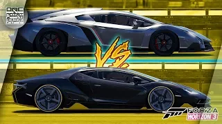 Forza Horizon 3 - 4 МЛН VS 2 МЛН! Lambo Veneno ПРОТИВ Centenario / БИТВА ЛУЧШИХ ГИПЕРКАРОВ!