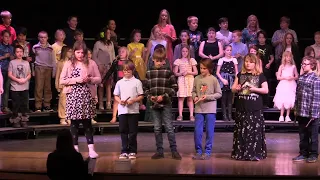 4th Grade Concert; School District of Amery; 4-11-2024  "This is Our World"