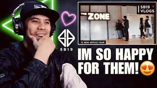 [SB19 VLOGS] 1Z New Office Tour | DANCER REACTION