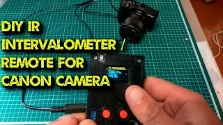 DIY IR intervalometer / remote for Canon cameras. Arduino menu tutorial.