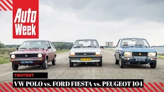 VW Polo vs. Ford Fiesta vs. Peugeot 104 - AutoWeek Classics triotest