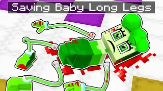 Saving BABY LONG LEGS in Minecraft