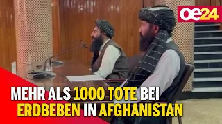 Mehr als 1000 Tote bei Erdbeben in Afghanistan