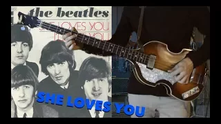 She Loves You - Guitars, Bass and Drums Cover - Backing Track