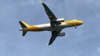 Scoot Airbus A320 (testing 4k video)