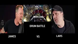 James Hetfield vs Lars Ulrich drum battle