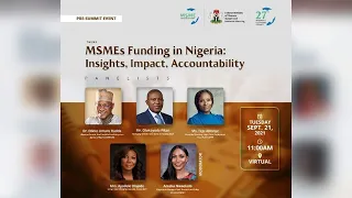 MSME Funding in Nigeria: Insights, Impact, Accountability -WEBINAR